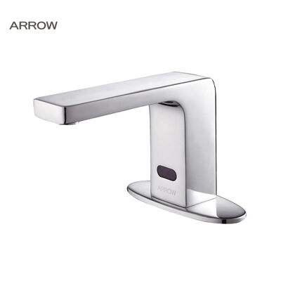 ARROW Brand Single Hole Mount Sensor Faucet with Ceramic Valve Core and Infrared Sense Technology