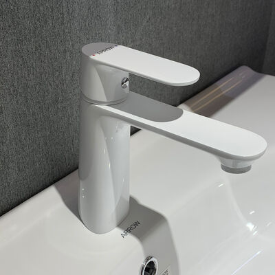 ARROW Modern Single Handle Waterfall Tap with Ceramic Valve Core and Chrome Plated Brass for Bathroom Single Hole Mount