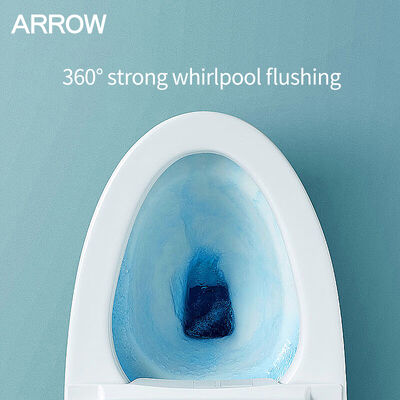 ARROW Modern Smart Toilet with Heated Seat Nozzle Self-cleaning and Remote Control Intelligent Bidet Toilet