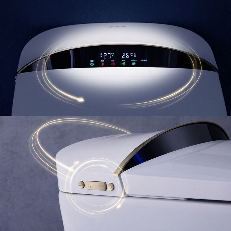 ARROW AKB1336 Smart Bidet Toilet Foot Sensor Flush Warm Air Dryer Auto Deodorization Remote Control